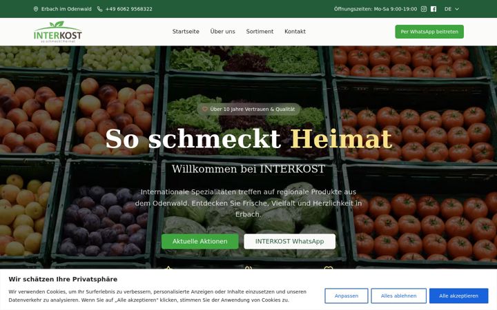 Screenshot of interkost.com