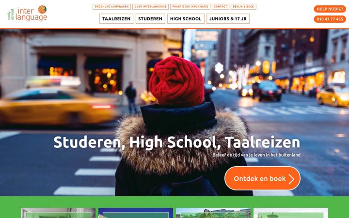 Screenshot ta' interlanguage.nl