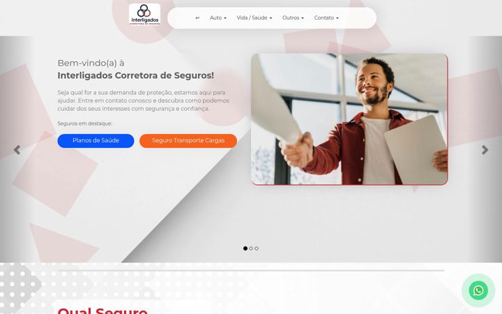Screenshot of interligadoseg.com.br