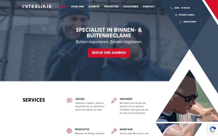 Screenshot of interlinie.com