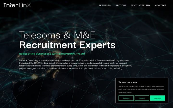 Screenshot of interlinxconsulting.com