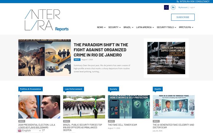 Screenshot of interlira-reports.com