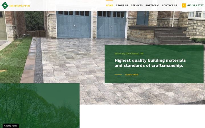 Screenshot of interlockprosottawa.com