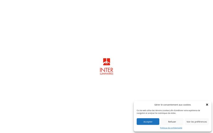 Screenshot of interluminaires.com