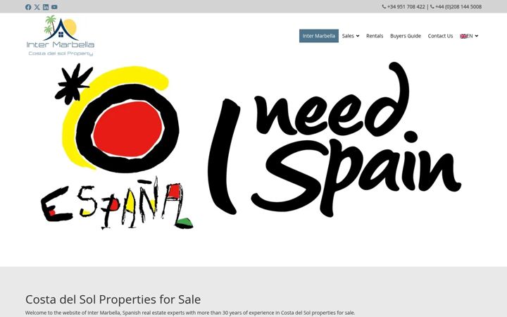 Screenshot of intermarbella.com