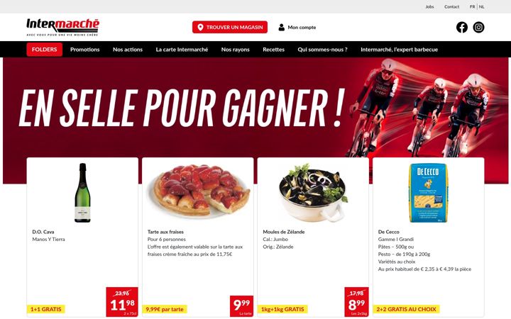 Screenshot of intermarche.be