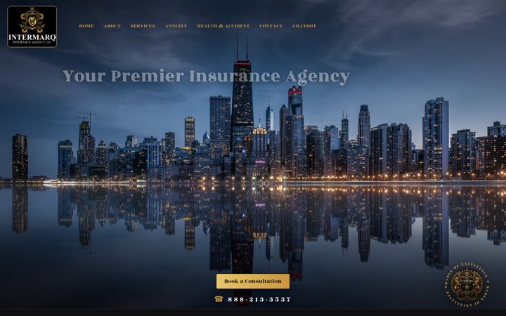 Screenshot of intermarqinsuranceagency.com