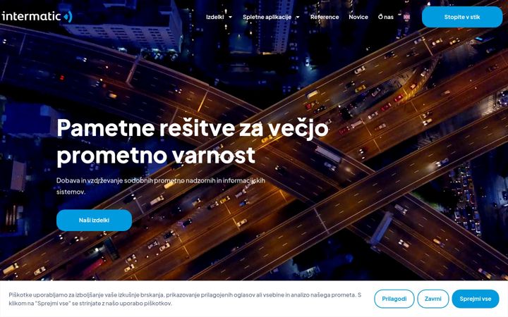 Screenshot ta' intermatic.si