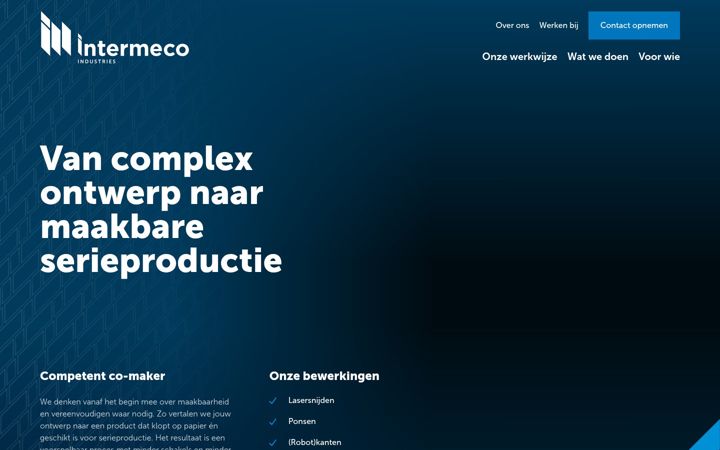 Screenshot of intermeco.nl