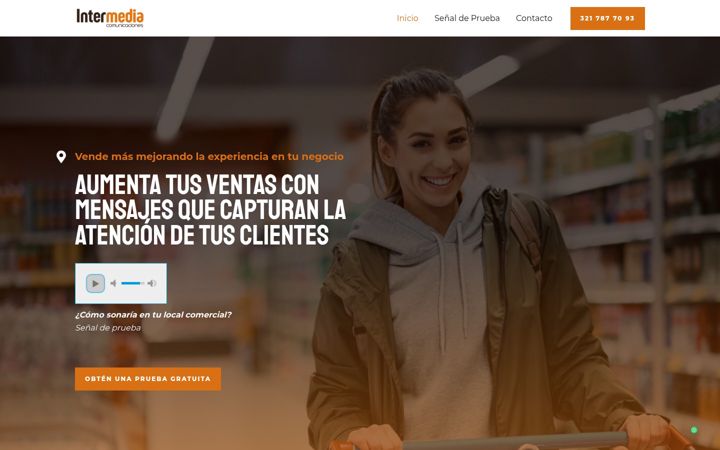 Screenshot of intermediacomunicaciones.com