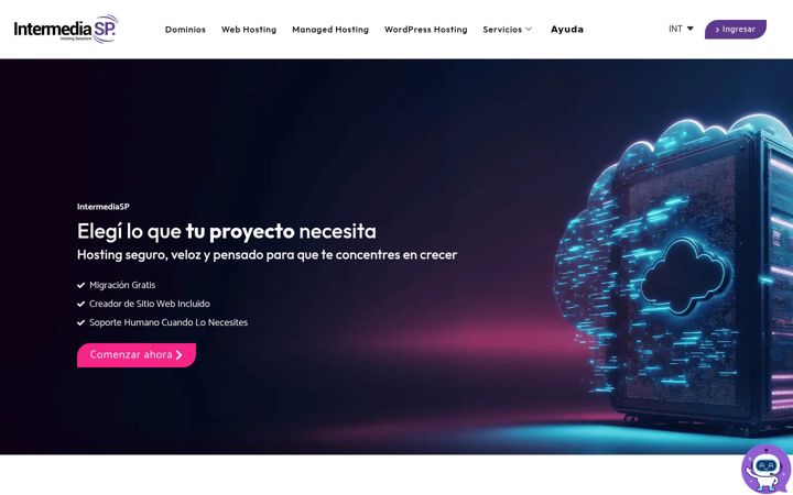 Screenshot of intermediasp.com