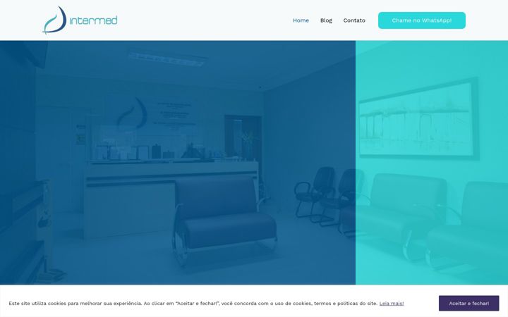 Screenshot of intermedlimeira.com.br