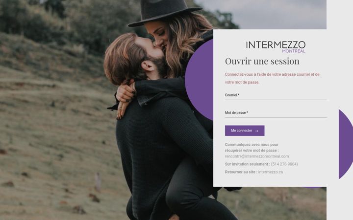 Screenshot of intermezzomembre.com