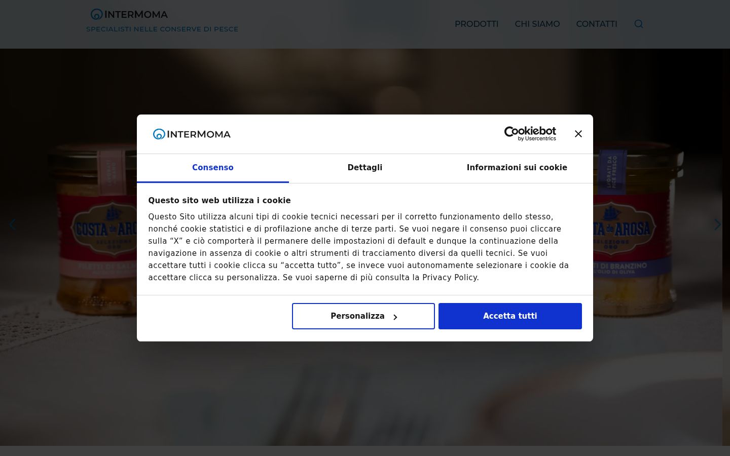 Snímka obrazovky banera súhlasu zobrazeného pred akoukoľvek interakciou