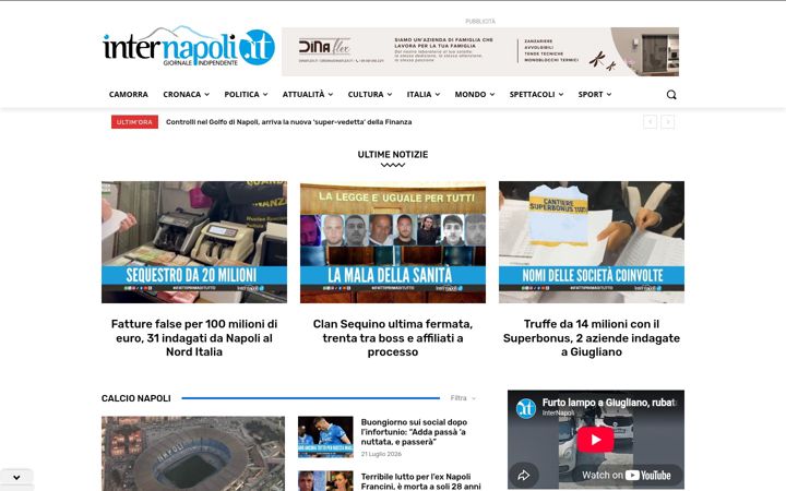 Screenshot του internapoli.it