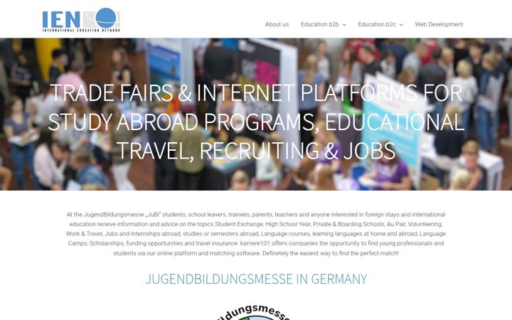 Screenshot of international-education-network.com