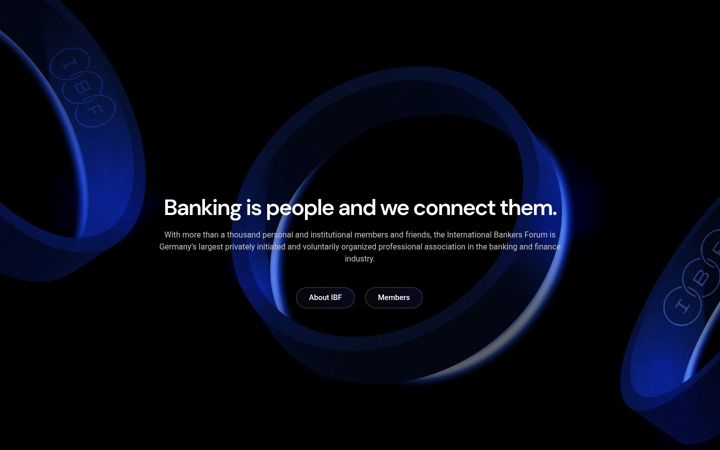 Screenshot of internationalbankersforum.org