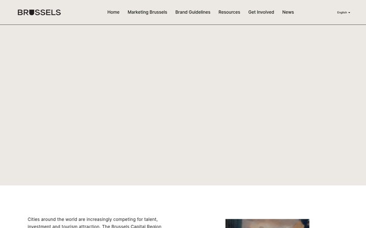 Screenshot of internationalbrand.brussels