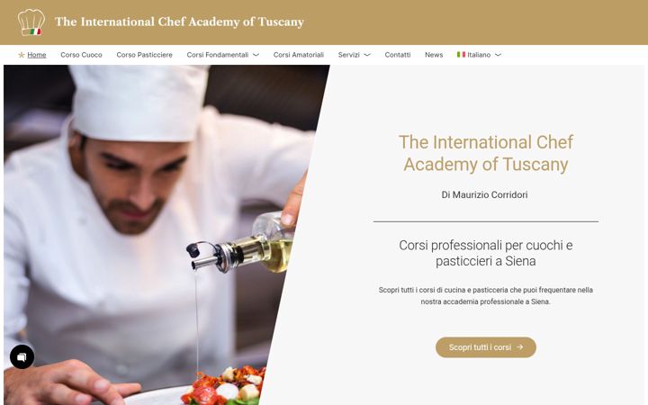 Capture d'écran de internationalchefacademy.com