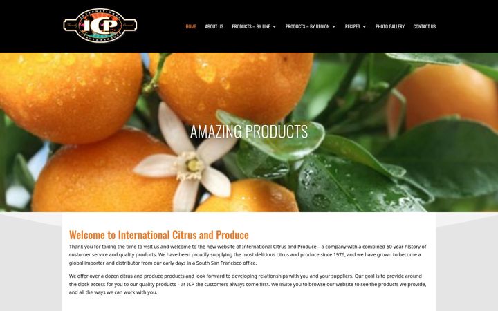 Screenshot of internationalcitrusandproduce.com