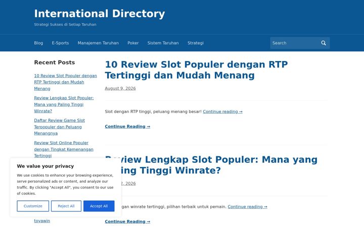 Screenshot of internationaldirectory.org