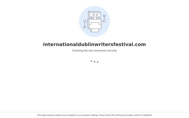 Screenshot of internationaldublinwritersfestival.com