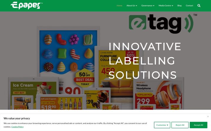 Screenshot of internationalepaper.com