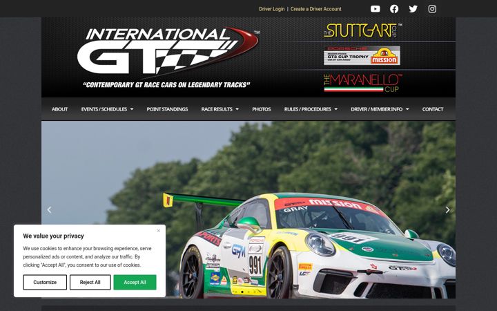 Screenshot of internationalgt.net