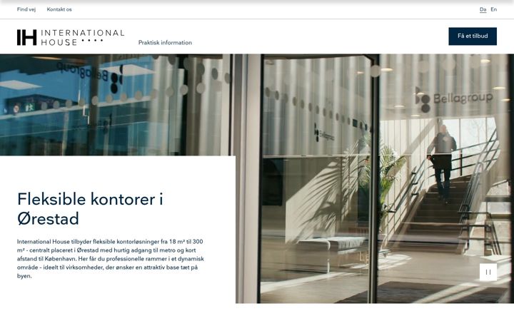 Screenshot of internationalhouse.dk