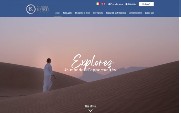 Screenshot of internationalservices.fr