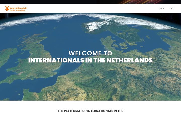 Screenshot of internationalsinthenetherlands.com