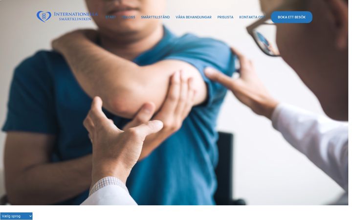 Screenshot of internationellasmartkliniken.se