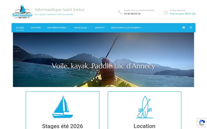 Screenshot of internautique.org