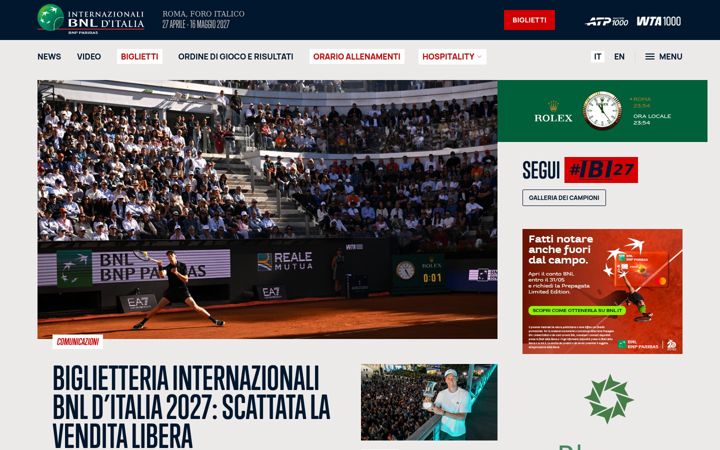 Screenshot of internazionalibnlditalia.com
