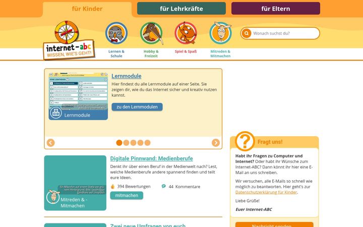 Screenshot of internet-abc.de
