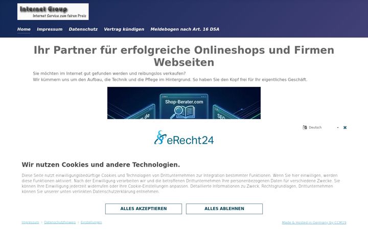 Screenshot of internet-group.org