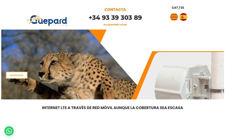 Screenshot of internet-lte.net