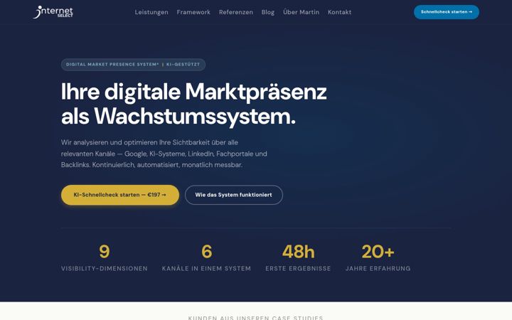 Screenshot of internet-select.de
