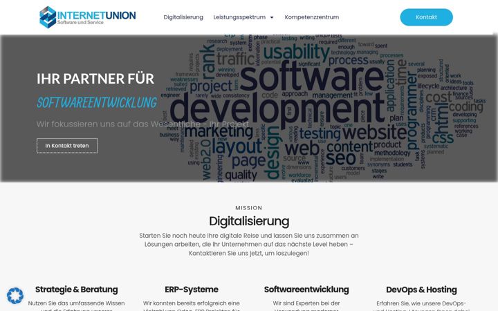 Screenshot of internet-union.de