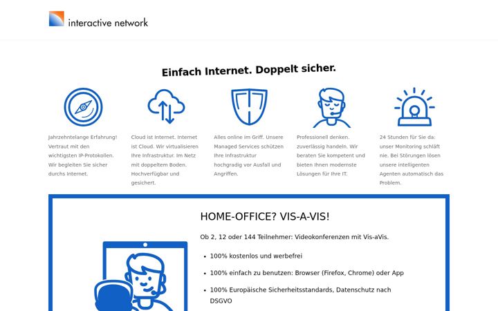 Screenshot of internet.de