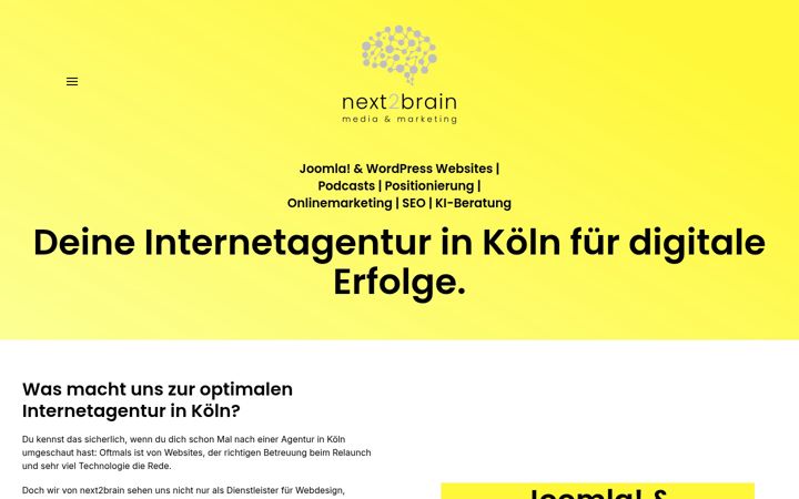 Screenshot of internetagentur-in-koeln.de