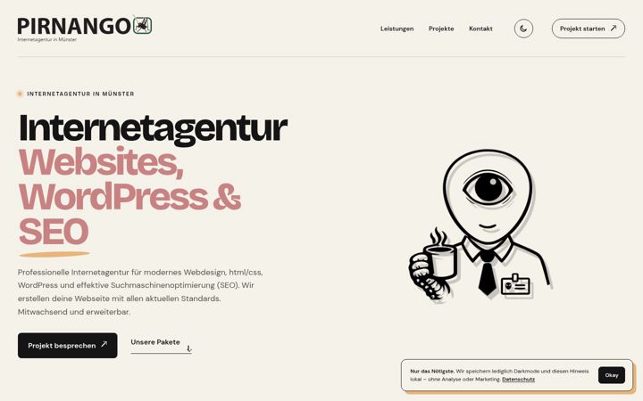 Screenshot of internetagentur-ms.de
