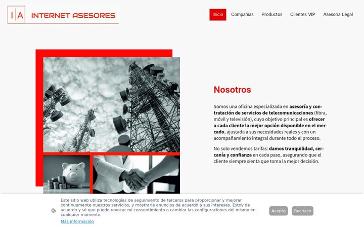 Screenshot of internetasesores.es