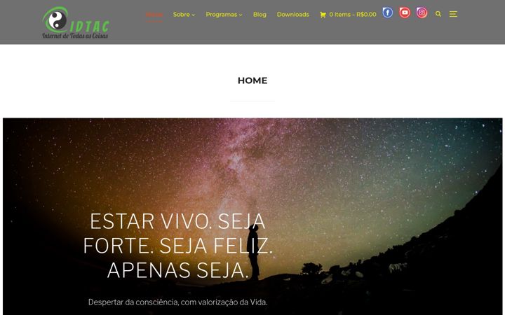 Screenshot of internetdetodasascoisas.com.br