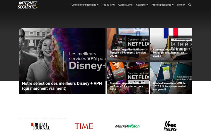 Screenshot of internetetsecurite.fr