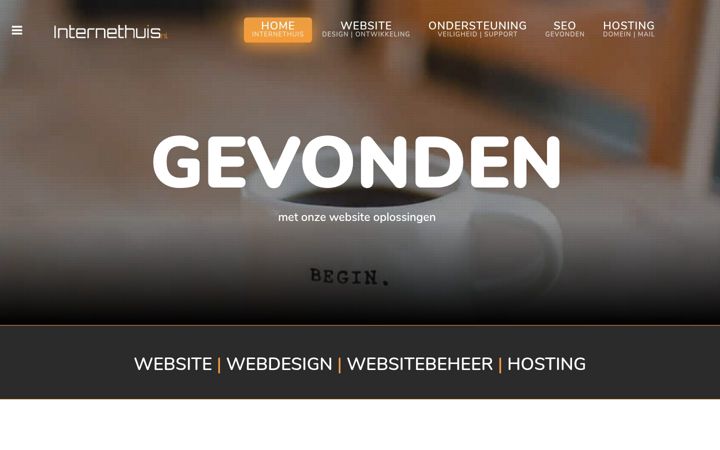 Screenshot of internethuis.nl