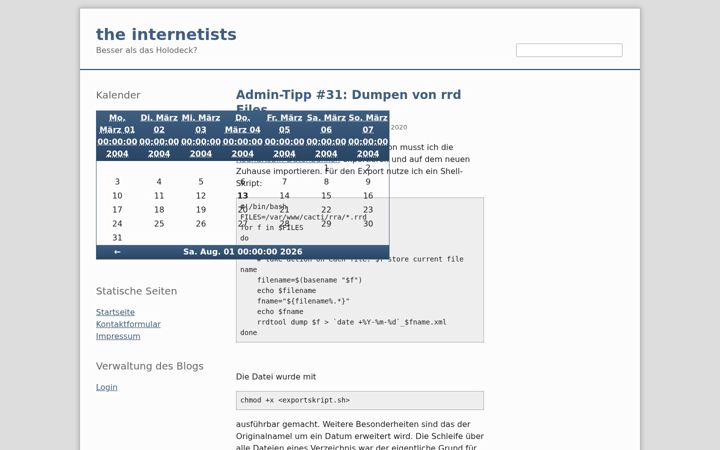 Screenshot of internetists.de