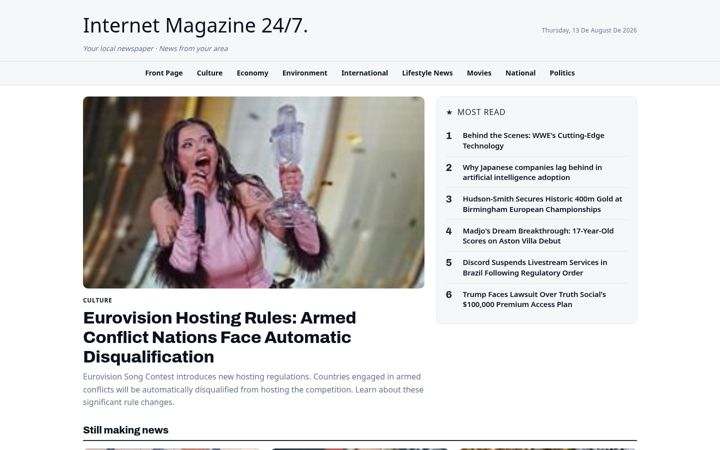 Screenshot of internetmag24.com