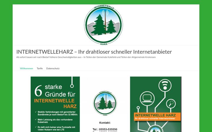 Screenshot of internetwelleharz.de