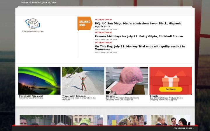 Screenshot of internewsweb.com